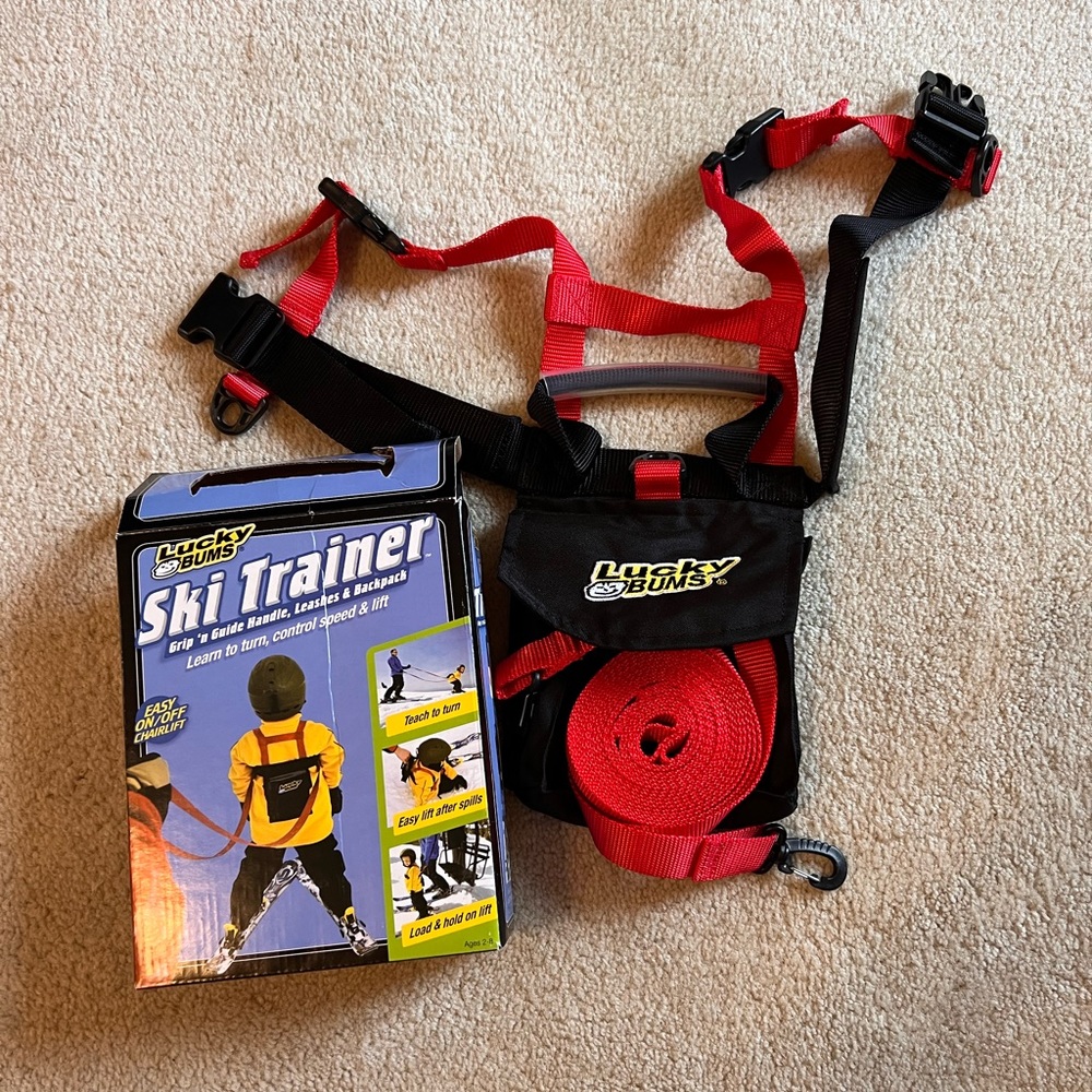 Lucky Bums ski harness for kids